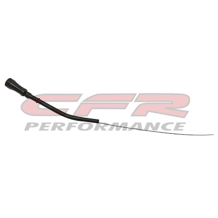 Cfr Performance CFR HZ-4957D-PBK 1955-79 Chevy Small Block Engine Oil Dipstick - EDP Black W/ Billet Aluminum Handle HZ-4957D-PBK